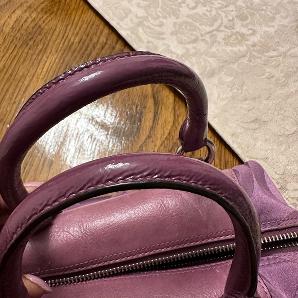 NWOT Coach Purple Sabrina Satchel. - Picture 10 of 12